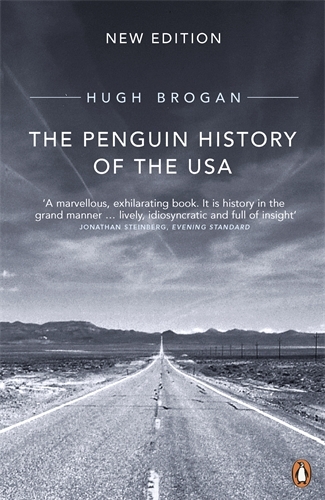Book cover of The Penguin History of the United States of America by Hugh Brogan