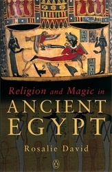 Book cover of Religion and Magic in Ancient Egypt by Rosalie David