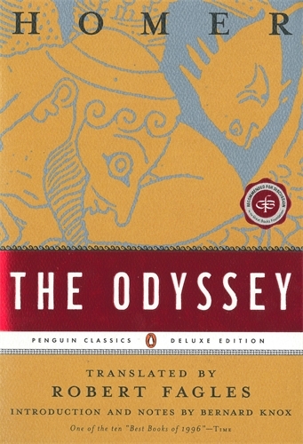 Book cover of The Odyssey by Homer