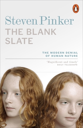 Book cover of The Blank Slate by Steven Pinker