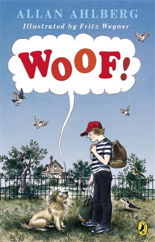 Book cover of Woof! by Allan Ahlberg