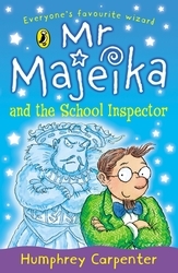 Book cover of Mr Majeika and the School Inspector by Humphrey Carpenter
