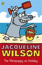 Book cover of The Werepuppy on Holiday by Jacqueline Wilson