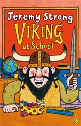 Book cover of Viking at School by Jeremy Strong