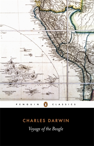 Book cover of The Voyage of the Beagle by Charles Darwin