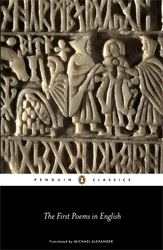 Book cover of The First Poems in English by Michael Alexander