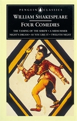 Book cover of Four Comedies by William Shakespeare