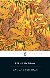 Book cover of Man and Superman by George Bernard Shaw