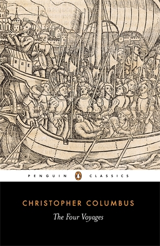 Book cover of The Four Voyages of Christopher Columbus by Christopher Columbus