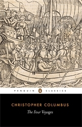 Book cover of The Four Voyages of Christopher Columbus by Christopher Columbus