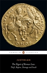 Book cover of The Digest of Roman Law by Justinian