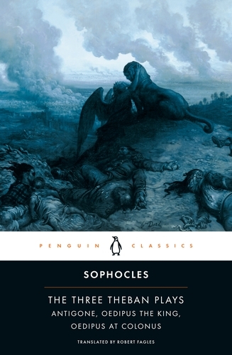Book cover of The Three Theban Plays by Sophocles