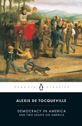 Book cover of Democracy in America by Alexis Tocqueville