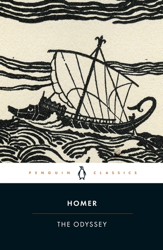 Book cover of The Odyssey by Homer