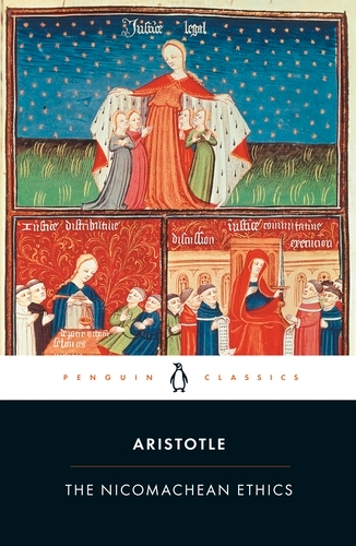 Book cover of The Nicomachean Ethics by Aristotle