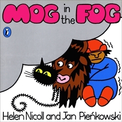 Book cover of Mog in the Fog by Helen Nicoll