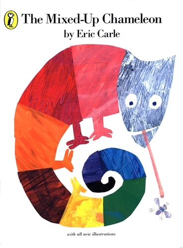 Book cover of The Mixed-up Chameleon by Eric Carle