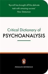 Book cover of A Critical Dictionary of Psychoanalysis by Charles Rycroft