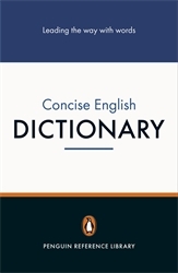 Book cover of Penguin Concise English Dictionary