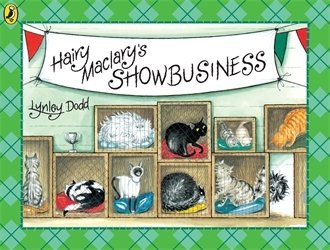 Book cover of Hairy Maclary's Showbusiness by Lynley Dodd
