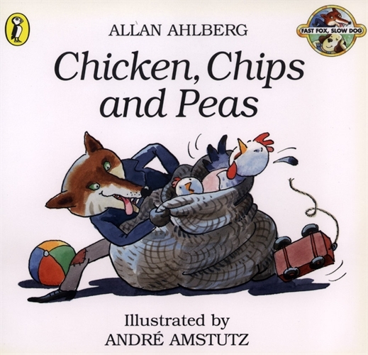 Book cover of Chicken, Chips and Peas by Allan Ahlberg