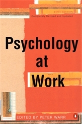 Book cover of Psychology at Work by Peter Warr