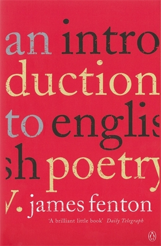 Book cover of An Introduction to English Poetry by James Fenton