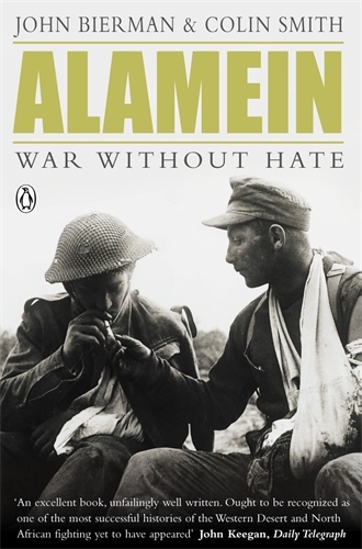 Book cover of Alamein by John Bierman, Colin Smith