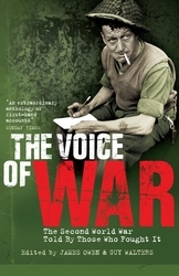 Book cover of The Voice of War by Guy Walters, James Owen