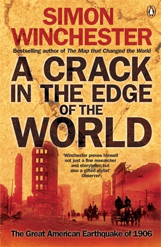 Book cover of A Crack in the Edge of the World by Simon Winchester