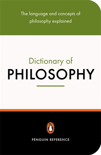 Book cover of The Penguin Dictionary of Philosophy