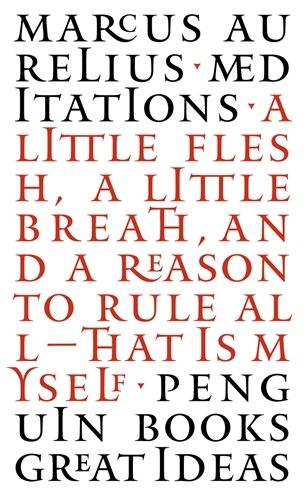 Book cover of Meditations by Marcus Aurelius