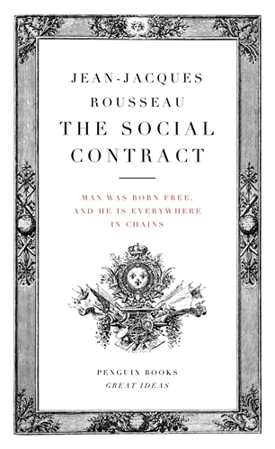 Book cover of The Social Contract by Jean-Jacques Rousseau
