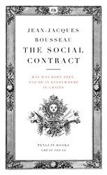 Book cover of The Social Contract by Jean-Jacques Rousseau