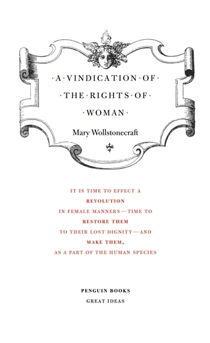 Book cover of A Vindication of the Rights of Woman by Mary Wollstonecraft