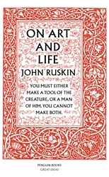 Book cover of On Art and Life by John Ruskin