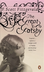 Book cover of The Great Gatsby by F. Scott Fitzgerald