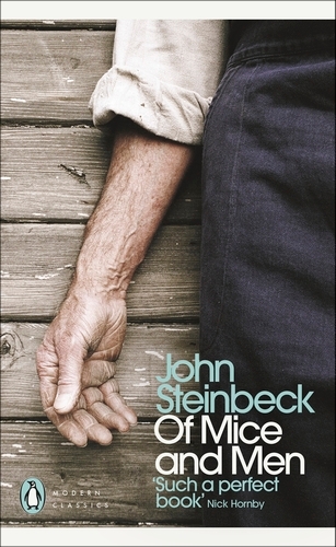 Book cover of Of Mice and Men by John Steinbeck