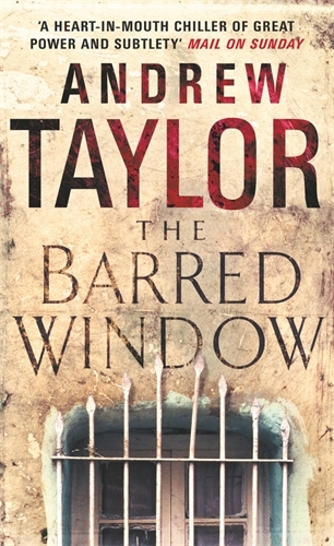 Book cover of The Barred Window by Andrew Taylor