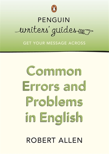 Book cover of Common Errors and Problems in English by Robert Allen
