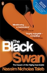 Book cover of The Black Swan by Nassim Nicholas Taleb