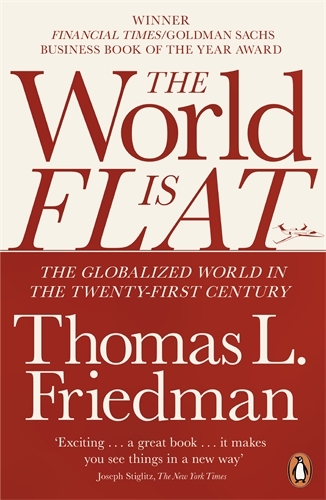 Book cover of The World is Flat by Thomas L. Friedman