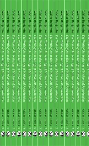 Book cover of The Work of Art in the Age of Mechanical Reproduction by Walter Benjamin