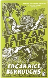 Book cover of Tarzan of the Apes by Edgar Rice Burroughs