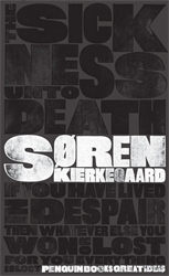 Book cover of The Sickness Unto Death by Søren Kierkegaard