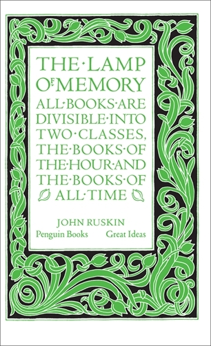 Book cover of The Lamp of Memory by John Ruskin
