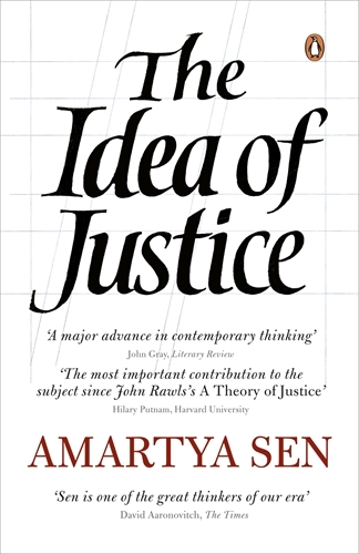 Book cover of The Idea of Justice by Amartya Sen