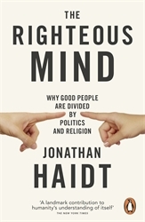 Book cover of The Righteous Mind by Jonathan Haidt