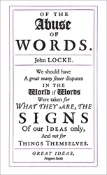 Book cover of Of the Abuse of Words by John Locke