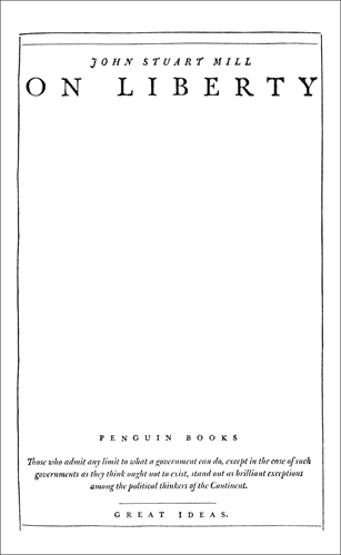 Book cover of On Liberty by John Stuart Mill